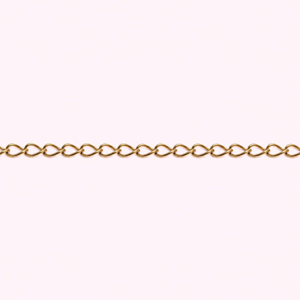 Collier Chaîne Fine Doré — Bar à Charms