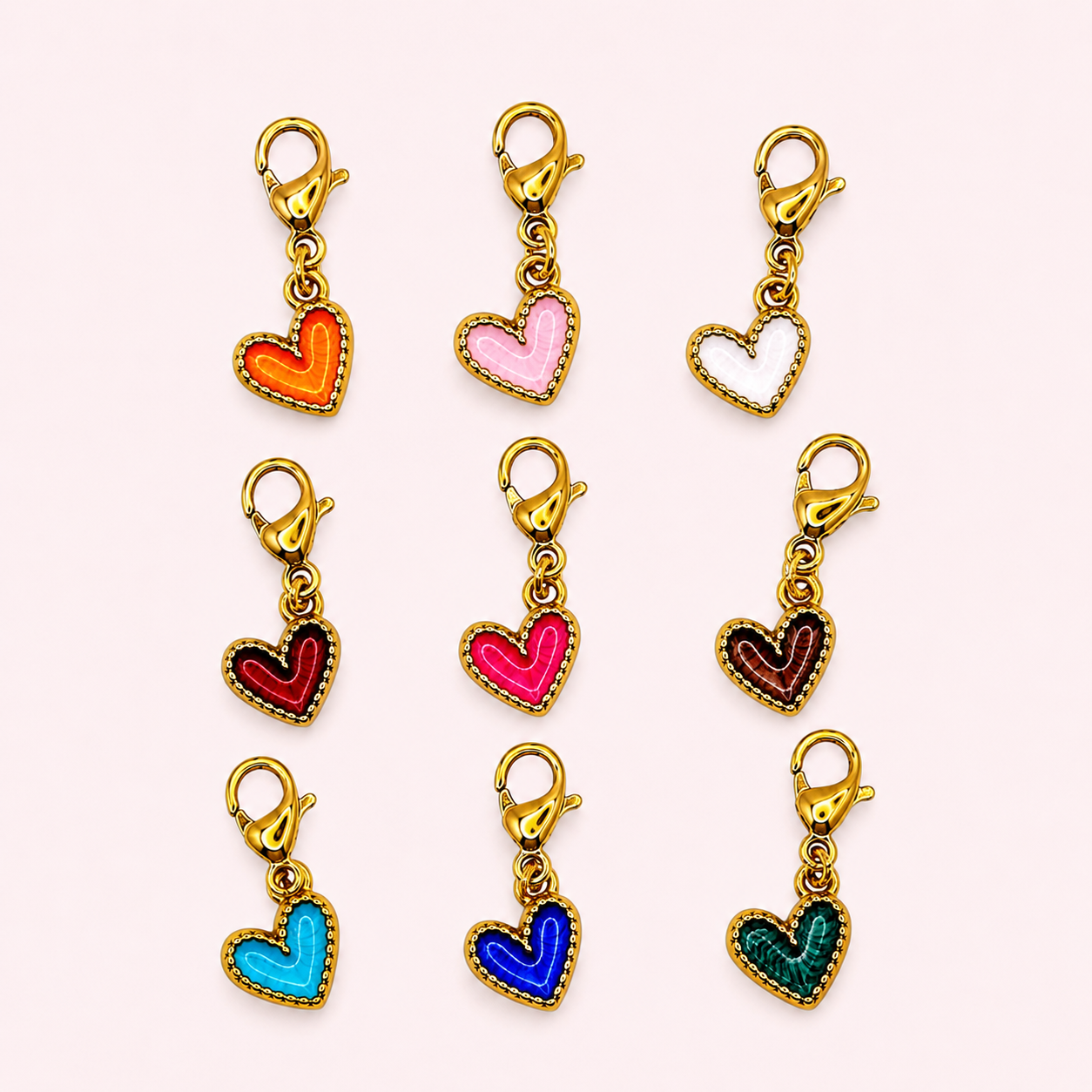 Charm Coeur Coloré