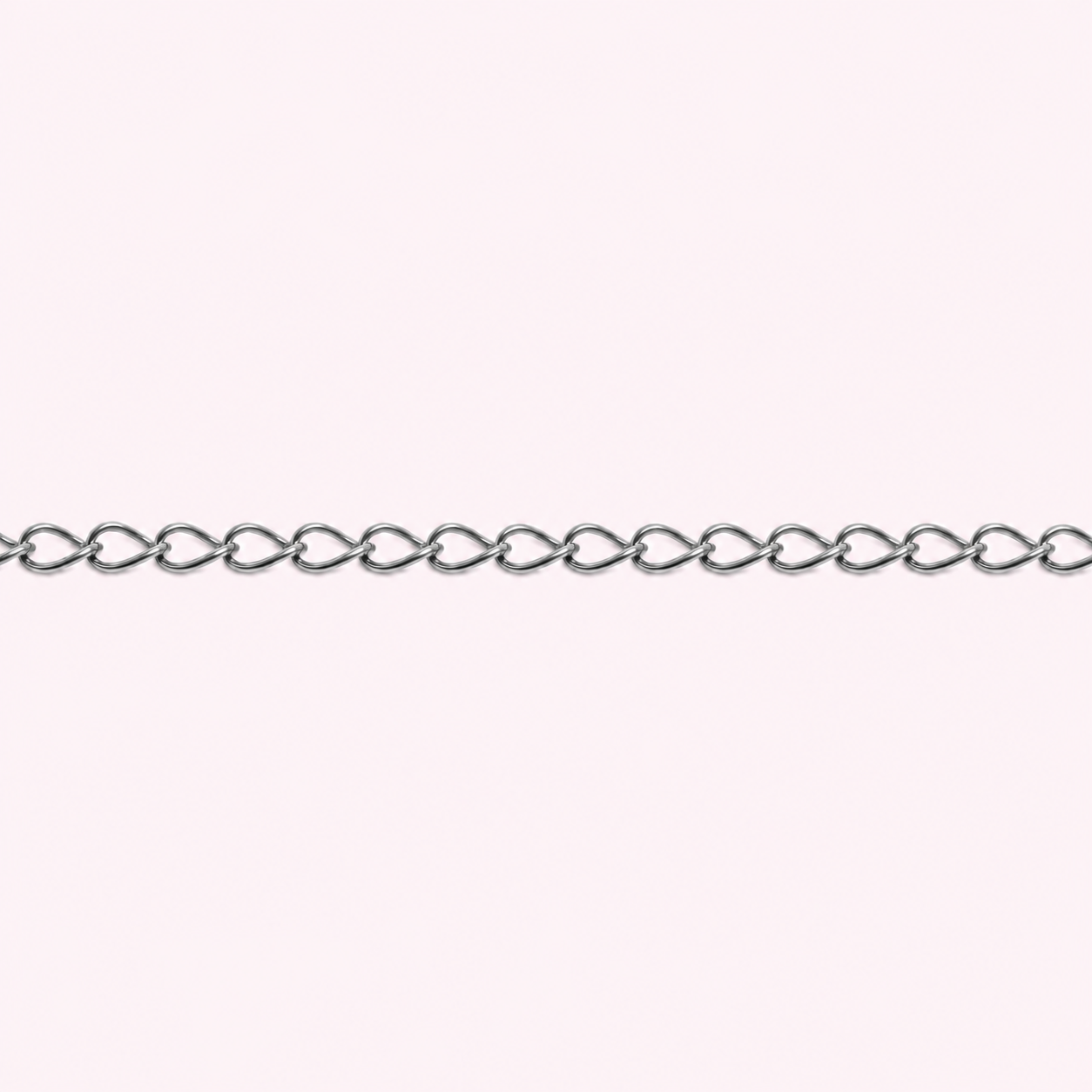 Bracelet Chaîne Fine Argenté — Bar à Charms