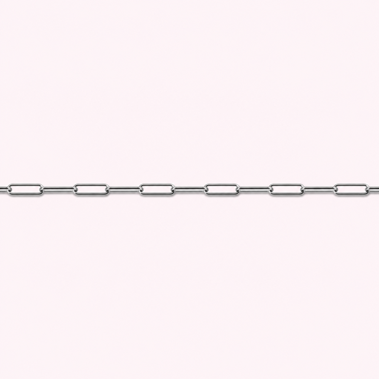 Bracelet Maille Trombone Argenté — Bar à Charms