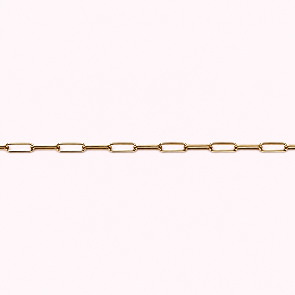 Bracelet Maille Trombone Doré — Bar à Charms